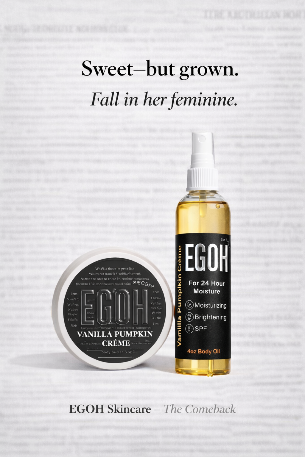 Vanilla Pumpkin Creme Body Oil 4oz